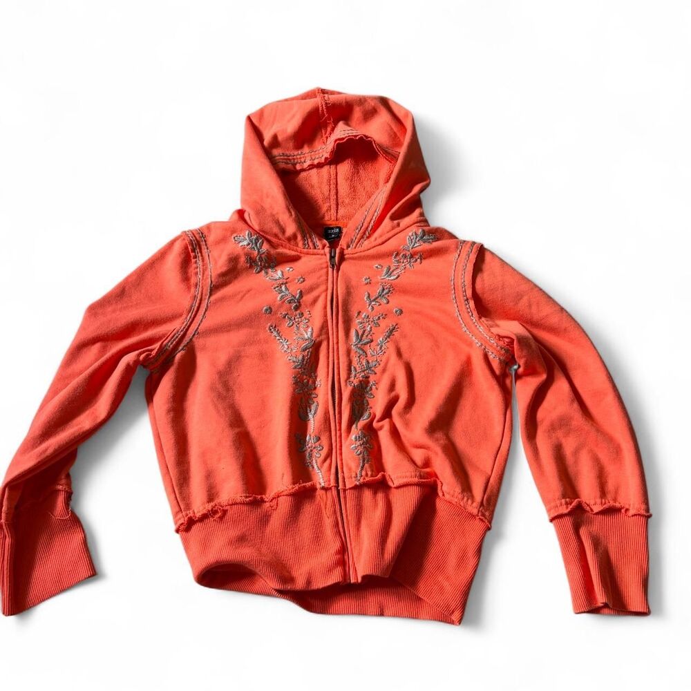 Unbranded Women's Orange and Grey Jumper